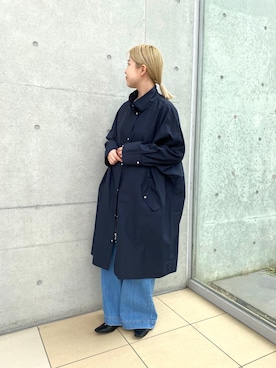 「RIVE DROITE（リヴドロワ）のアイテム（ナイロンジャケット）」を使った、madokaさん（レディース・157cm）の春コーディネート