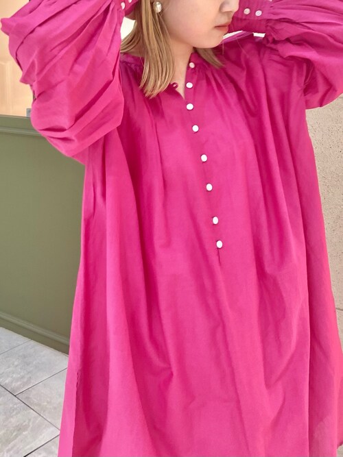 RIVE DROITE（リヴドロワ）の「ボイルギャザーチュニックブラウス 