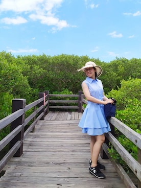 「maika（マイカ）のアイテム」を使った、aさん（レディース・161cm）の夏コーディネート
