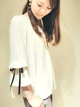 「KATHARINE ROSS（キャサリンロス）のアイテム（アクセサリー）」を使った、ciさん（レディース・157cm）の冬コーディネート