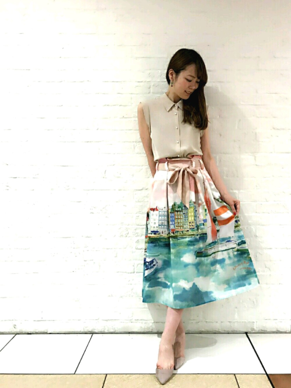 ci(KATHARINE ROSS横浜店)｜KATHARINE ROSSのスカートを使った