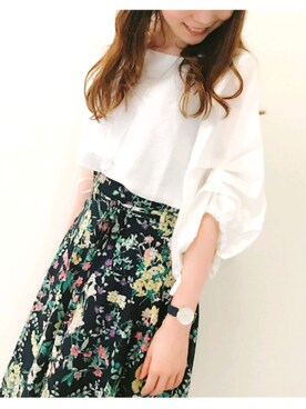 「KATHARINE ROSS（キャサリンロス）のアイテム（アクセサリー）」を使った、ciさん（レディース・157cm）の夏コーディネート