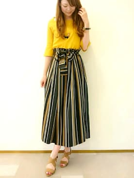 「KATHARINE ROSS（キャサリンロス）のアイテム（アクセサリー）」を使った、ciさん（レディース・157cm）の夏コーディネート