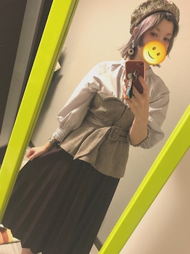 「秋ですね」｜かほおでんさん（レディース・158cm）の秋コーディネート