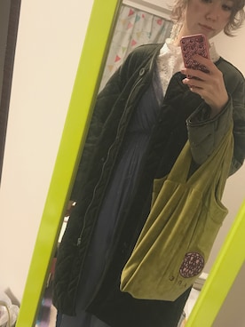 「ハイトーンカラー」｜「アイテム（その他アウター）」を使った、かほおでんさん（レディース・158cm）の春コーディネート