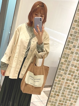 「アイテム（ブルゾン）」を使った、かほおでんさん（レディース・158cm・30代）の春コーディネート