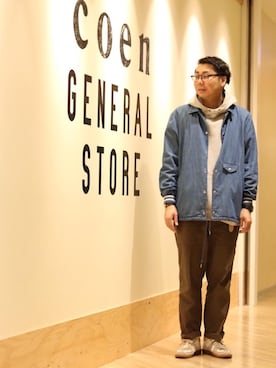 coen アベさん(メンズ・175cm)の春コーディネート