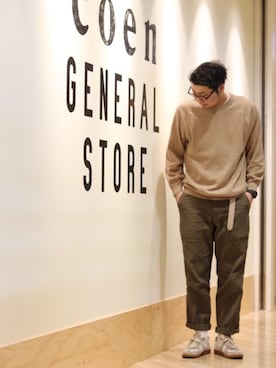 coen アベさん（メンズ・175cm）の春コーディネート