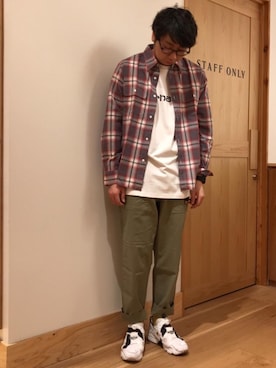 coen アベさん（メンズ・175cm）の春コーディネート