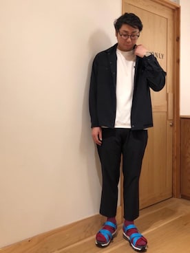 coen アベさん(メンズ・175cm)の春コーディネート