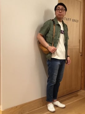 「SUNNY  SPORTS（サニースポーツ）のアイテム」を使った、coen アベさん（メンズ・175cm）の春コーディネート