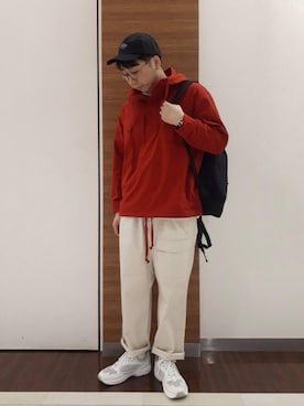 「2021春新作」｜coen アベさん（メンズ・175cm）の春コーディネート