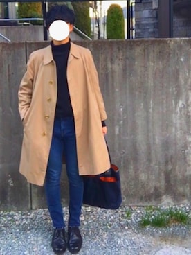 かずんさん（メンズ・183cm）の冬コーディネート