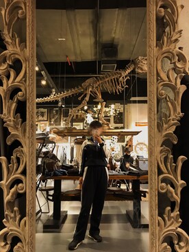 「商店」｜aiercinseさん（レディース・162cm）の冬コーディネート