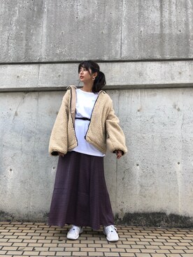 「ストリート服が好き」｜「アイテム（その他）」を使った、misu  azusaさん（レディース・164cm）の秋コーディネート