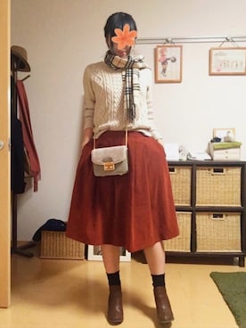 zhenmei*さん（レディース・161cm）の冬コーディネート