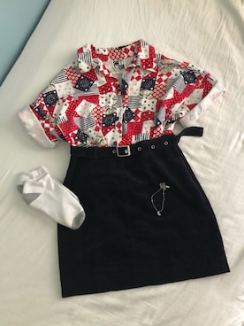 「skirt」｜「アイテム（アクセサリー）」を使った、mikoさん（レディース・157cm）の春コーディネート