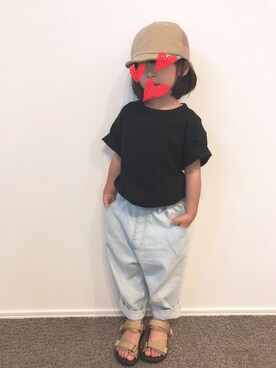 Hinakoさん（キッズ・100cm）の秋コーディネート