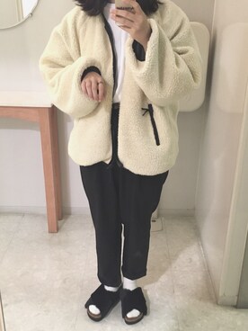「wearhalloween2017」｜「アイテム（ブルゾン）」を使った、まおさん（レディース・157cm）の秋コーディネート