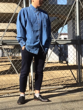 「ALDO（アルド）のアイテム」を使った、tsumugiさん（メンズ・170cm）の春コーディネート