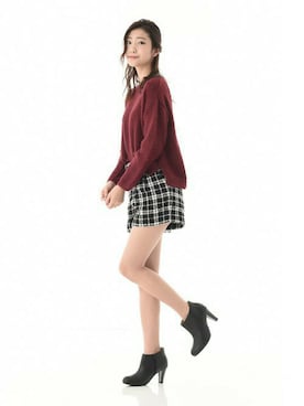 「Miminy Piminy（ミミニー ピミニー）のアイテム（シューズ）」を使った、Mafmof（マフモフ）さん（レディース・164cm）の冬コーディネート