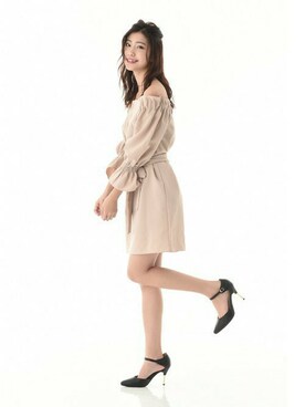 「Miminy Piminy（ミミニー ピミニー）のアイテム（シューズ）」を使った、Mafmof（マフモフ）さん（レディース・164cm）の冬コーディネート