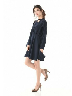 「Miminy Piminy（ミミニー ピミニー）のアイテム（シューズ）」を使った、Mafmof（マフモフ）さん（レディース・164cm）の冬コーディネート