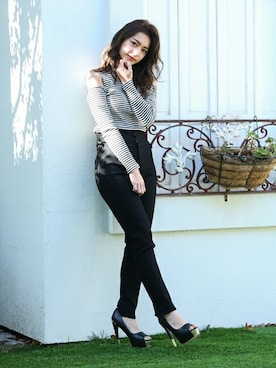 「Mafmof（マフモフ）のアイテム」を使った、Mafmof（マフモフ）さん（レディース・153cm）の冬コーディネート