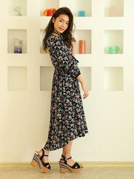 「Mafmof（マフモフ）のアイテム」を使った、Mafmof（マフモフ）さん（レディース・153cm）の夏コーディネート
