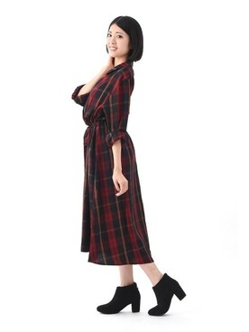「Realta（レアルタ）のアイテム」を使った、Mafmof（マフモフ）さん（レディース・158cm）の秋コーディネート