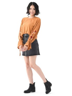 「Realta（レアルタ）のアイテム」を使った、Mafmof（マフモフ）さん（レディース・158cm）の冬コーディネート