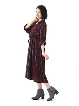 「Elvis Luce（エルビスルーチェ）のアイテム」を使った、Mafmof（マフモフ）さん（レディース・158cm）の冬コーディネート