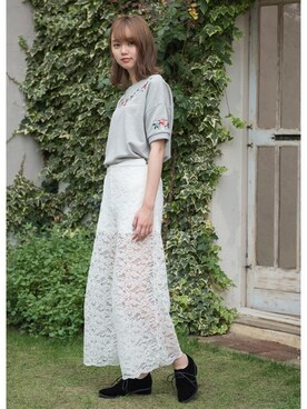 「Realta（レアルタ）のアイテム」を使った、Mafmof（マフモフ）さん（レディース・171cm）の冬コーディネート
