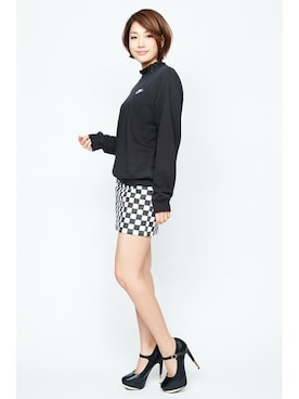 「Mafmof（マフモフ）のアイテム」を使った、Mafmof（マフモフ）さん（レディース・168cm）の春コーディネート