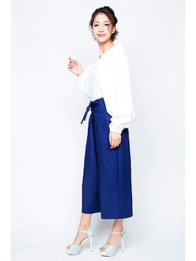 「Mafmof（マフモフ）のアイテム」を使った、Mafmof（マフモフ）さん（レディース・168cm）の春コーディネート