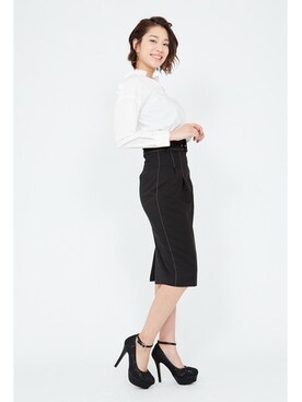 「Miminy Piminy（ミミニー ピミニー）のアイテム（シューズ）」を使った、Mafmof（マフモフ）さん（レディース・168cm）の春コーディネート