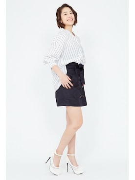 「Miminy Piminy（ミミニー ピミニー）のアイテム（シューズ）」を使った、Mafmof（マフモフ）さん（レディース・168cm）の春コーディネート