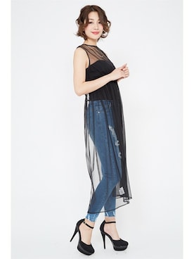 「Elvis Luce（エルビスルーチェ）のアイテム」を使った、Mafmof（マフモフ）さん（レディース・168cm）の春コーディネート