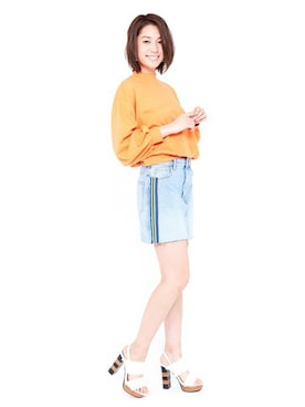 「Mafmof（マフモフ）のアイテム」を使った、Mafmof（マフモフ）さん（レディース・168cm）の夏コーディネート