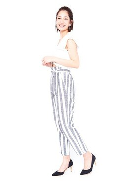 「Miminy Piminy（ミミニー ピミニー）のアイテム（シューズ）」を使った、Mafmof（マフモフ）さん（レディース・168cm）の夏コーディネート