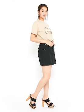 「Elvis Luce（エルビスルーチェ）のアイテム」を使った、Mafmof（マフモフ）さん（レディース・168cm）の夏コーディネート