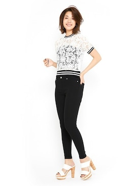 「Elvis Luce（エルビスルーチェ）のアイテム」を使った、Mafmof（マフモフ）さん（レディース・168cm）の夏コーディネート