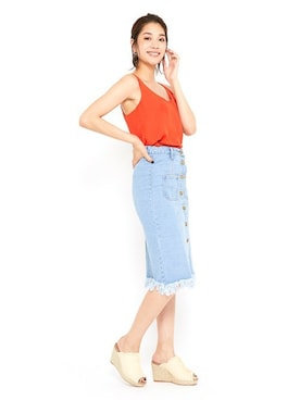 「Miminy Piminy（ミミニー ピミニー）のアイテム（シューズ）」を使った、Mafmof（マフモフ）さん（レディース・168cm）の夏コーディネート