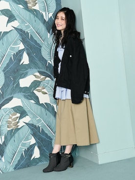 「Realta（レアルタ）のアイテム」を使った、Mafmof（マフモフ）さん（レディース・164cm）の夏コーディネート