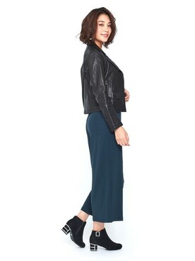 「Realta（レアルタ）のアイテム」を使った、Mafmof（マフモフ）さん（レディース・168cm）の秋コーディネート