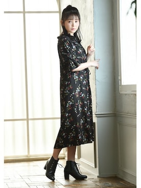 「Realta（レアルタ）のアイテム」を使った、Mafmof（マフモフ）さん（レディース・164cm）の秋コーディネート