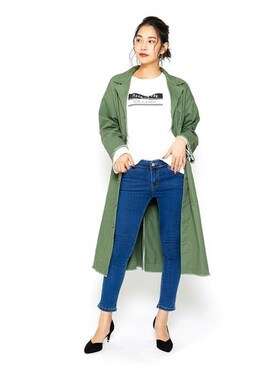 「Miminy Piminy（ミミニー ピミニー）のアイテム（シューズ）」を使った、Mafmof（マフモフ）さん（レディース・168cm）の秋コーディネート
