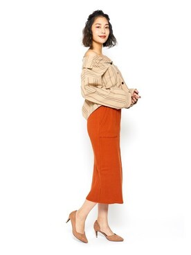「Miminy Piminy（ミミニー ピミニー）のアイテム（シューズ）」を使った、Mafmof（マフモフ）さん（レディース・168cm）の秋コーディネート