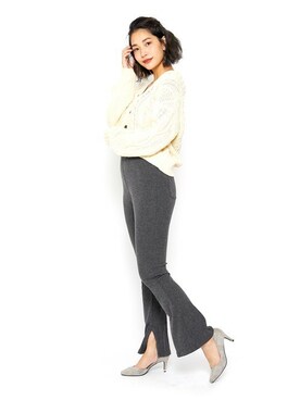 「Miminy Piminy（ミミニー ピミニー）のアイテム（シューズ）」を使った、Mafmof（マフモフ）さん（レディース・168cm）の秋コーディネート