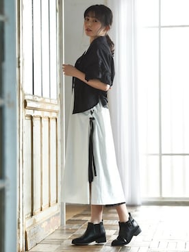 「Realta（レアルタ）のアイテム」を使った、Mafmof（マフモフ）さん（レディース・164cm）の秋コーディネート